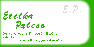 etelka palcso business card